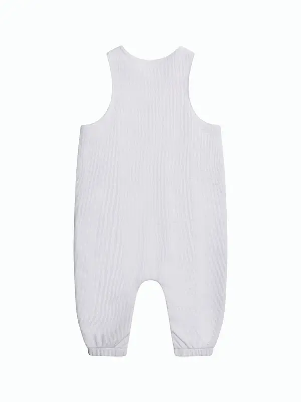 Corduroy Baby Overall Romper with Fox Appliqué 1 Image