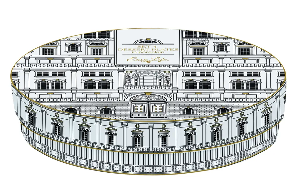 Dessert Plate Set Of 4 Pieces, 19Cm Each 1 Image