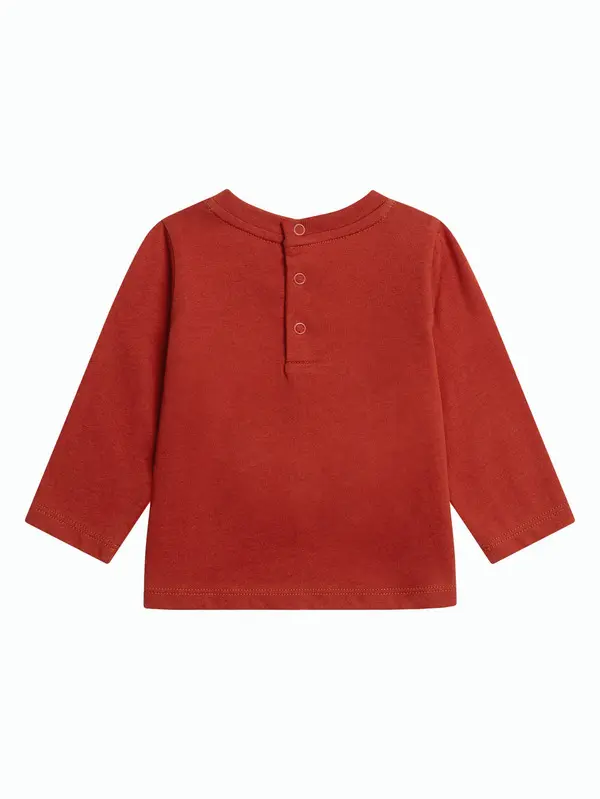 Long-Sleeved T-Shirt with Animal Graphic 1 Image