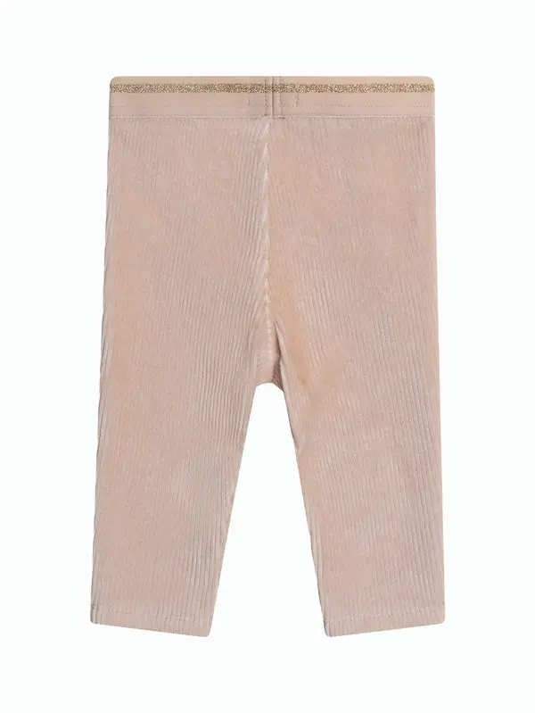 Corduroy Baby Leggings with Elastic Waistband 1 Image