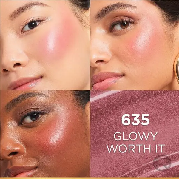 L’Oréal Paris Lumi Le Liquid Blush with a Glowy Radiant Natural Blush Finish, Weightless and Buildable, 11ml 1 Image