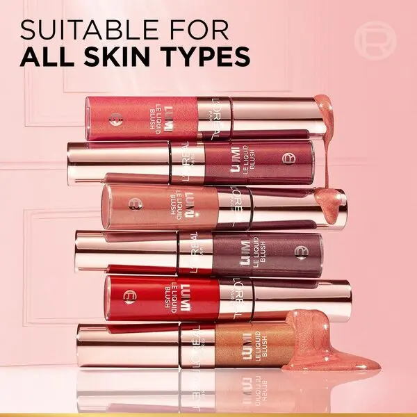 L’Oréal Paris Lumi Le Liquid Blush with a Glowy Radiant Natural Blush Finish, Weightless and Buildable, 11ml 7 Image