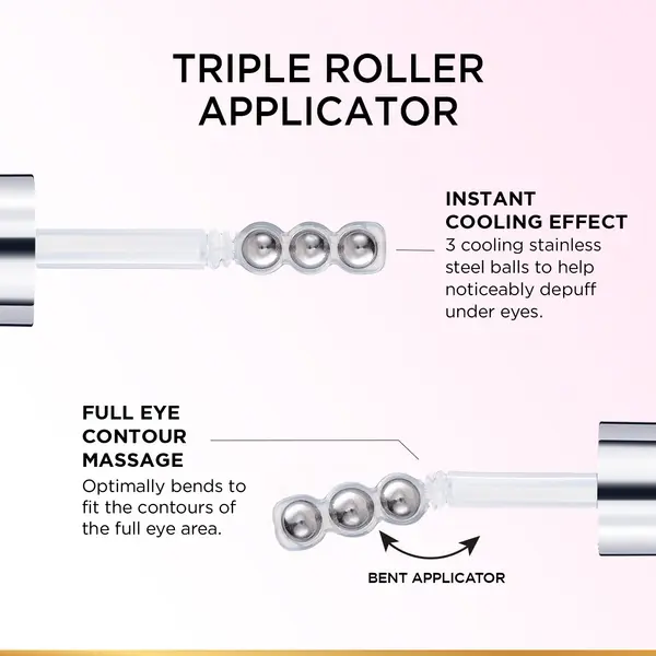 L'Oréal Paris Glycolic [3% Glycolic Acid  + Vitamin CG + Niacinamide] Eye Serum For Dark ircles, Brighten Eyes 20ml. 5 Image