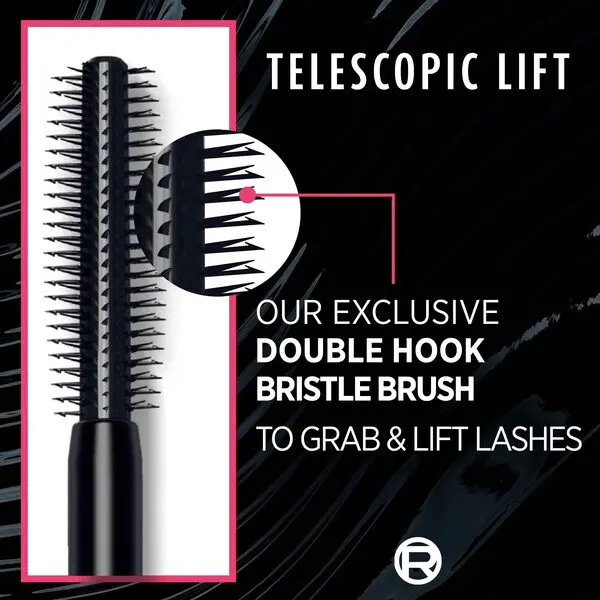 L’Oréal Paris Telescopic Lift Washable Mascara, Lengthening and Volumizing, Lash Lift with Up to 36HR Wear 4 Image