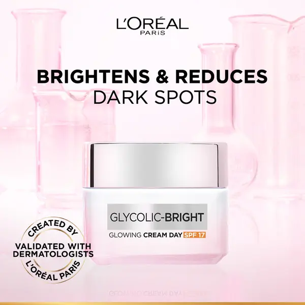 L’Oréal Paris Glycolic Bright Glowing Day Cream SPF17 2 Image