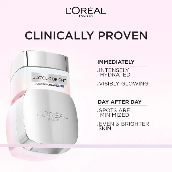 L’Oréal Paris Glycolic Bright Glowing Night Cream  4 Image