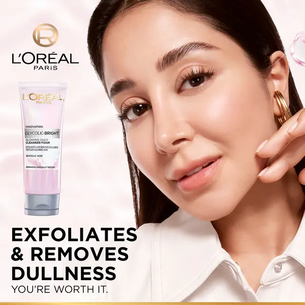 L’Oréal Paris Glycolic Bright Glowing Daily Cleanser Foam 5 Image