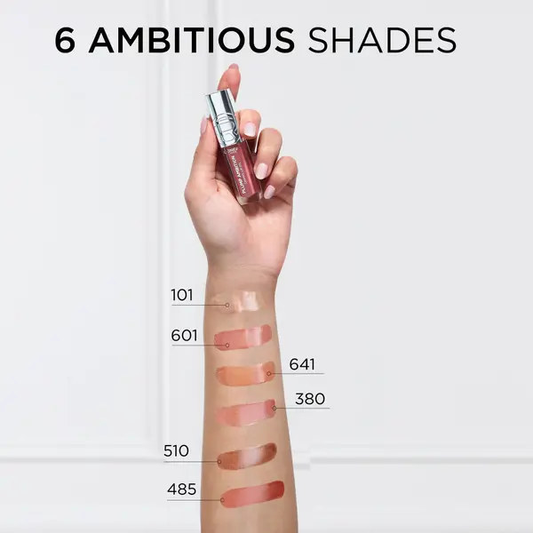 L’Oréal Paris Plump Ambition Hyaluron Lip Oil, 24HR Hydration and Volumizing Shine  2 Image