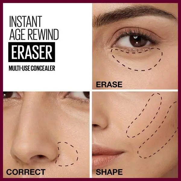 Maybelline New York Instant Age Rewind Eraser Dark circles treatment, Multi-Use Concealer 9 Image