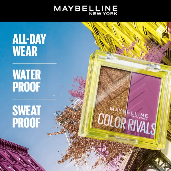 Color Rivals Waterproof Eyeshadow Palette Duo 3 Image