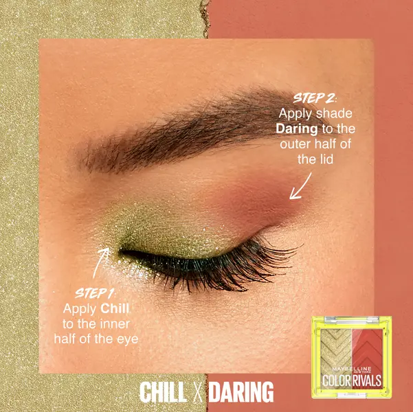 Color Rivals Waterproof Eyeshadow Palette Duo 2 Image