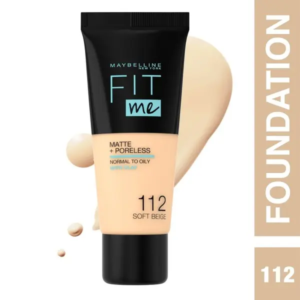 Maybelline New York Fit Me Matte + Poreless Liquid Foundation 1 Image