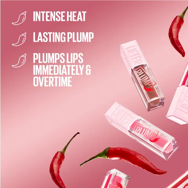 Maybelline New York Lifter Plum Lip Plumping Gloss With Chili Pepper And 5% Maxi-Lip 5 Image