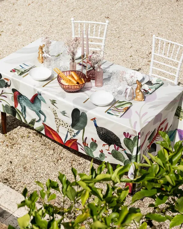 TABLECLOTH 180X320 CM SATIN 2 Image