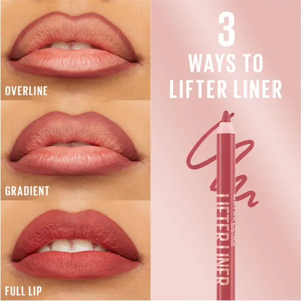 Maybelline New york Lifter Liner Lip Liner Pencil with Hyaluronic Acid and Jojoba Oil 6 Image