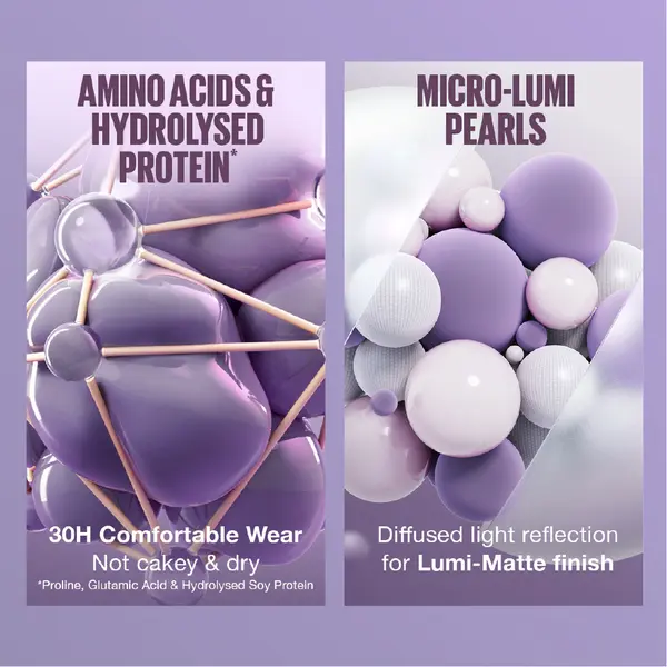 Maybelline New York Super Stay Lumi-Matte, Light As Air Foundation - 30H Longwear 4 Image