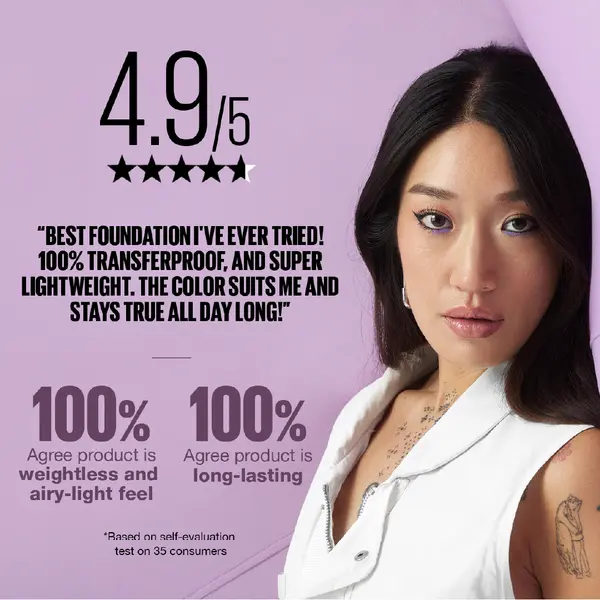 Maybelline New York Super Stay Lumi-Matte, Light As Air Foundation - 30H Longwear 6 Image