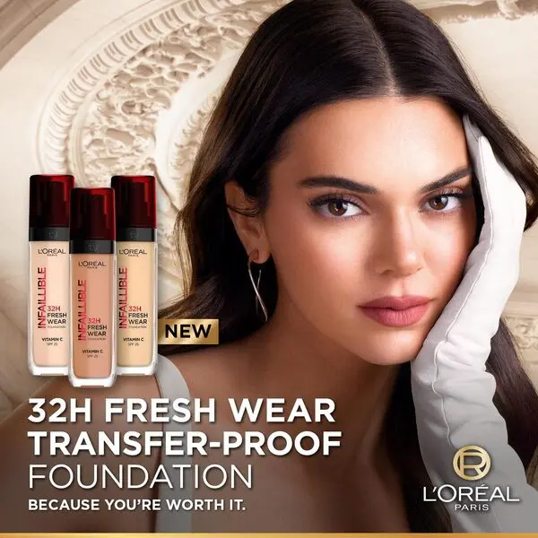 L’Oréal Paris Makeup Infaillible 32H Freshwear Longwear Liquid Foundation, Vitamin C, SPF25 6 Image