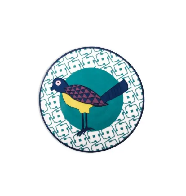 Porcelian Box With Lid Birds Of Paradise 12cm x H14cm 1 Image