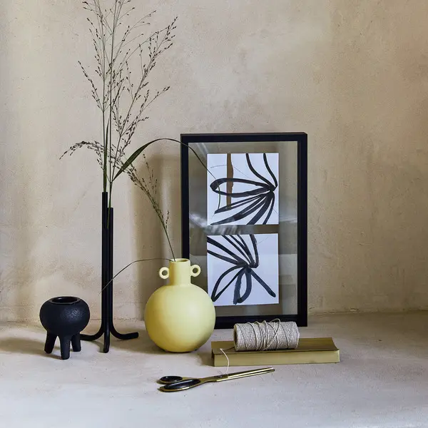  photo frame Floating Minimalism Double black 2 Image