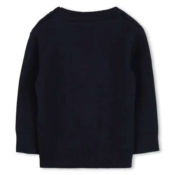Long-sleeved knitted sweater 1 Image