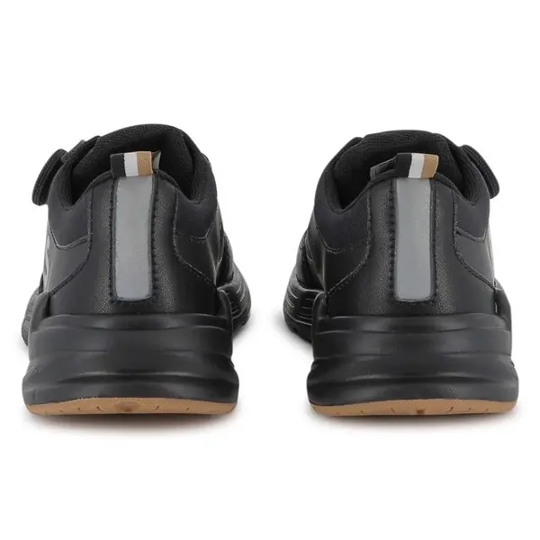 Logo Print Leather Trainers with chuncky sole 4 Image