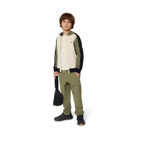 Branded textured print Belt Bag 5 Image