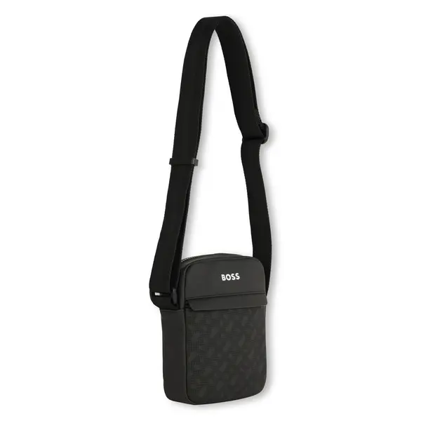 Leather Crossbody Bag with "B" monogram perforations 3 Image