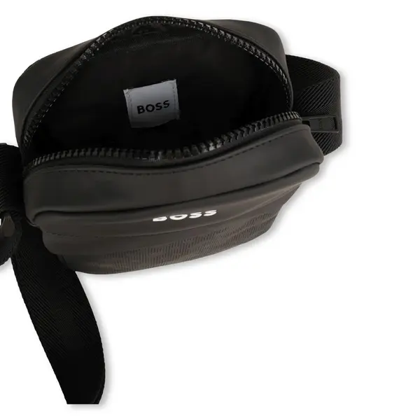 Leather Crossbody Bag with "B" monogram perforations 2 Image