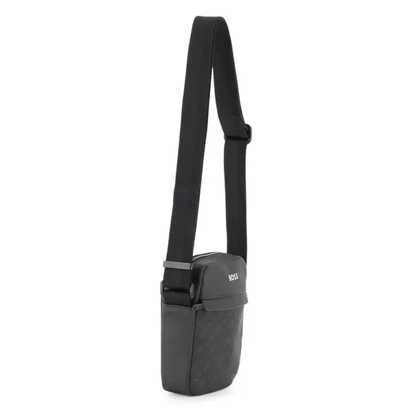 Leather Crossbody Bag with "B" monogram perforations 4 Image