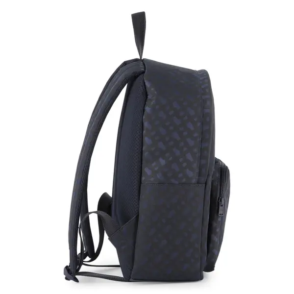 "double B" allover print Backpack Bag 3 Image