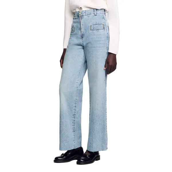High waist Wide-leg jeans 2 Image