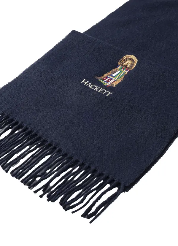 Dog Embroidered Scarf 1 Image