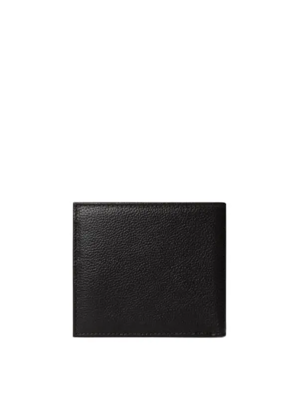 Grained Leather Billfold Wallet 1 Image