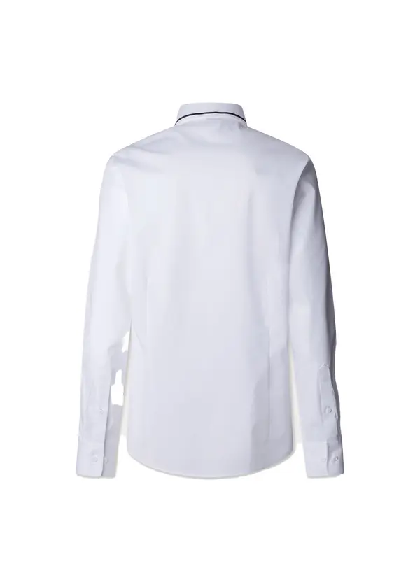 Tailored Fit Long Sleeve Branded Shirt 1 Image