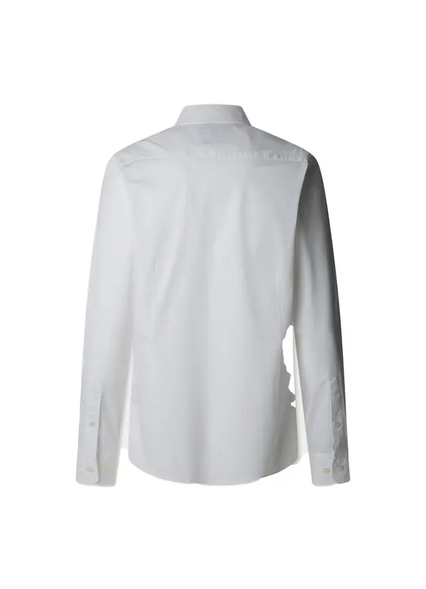 Tailored Fit Garment Dyed Poplin Shirt 1 Image