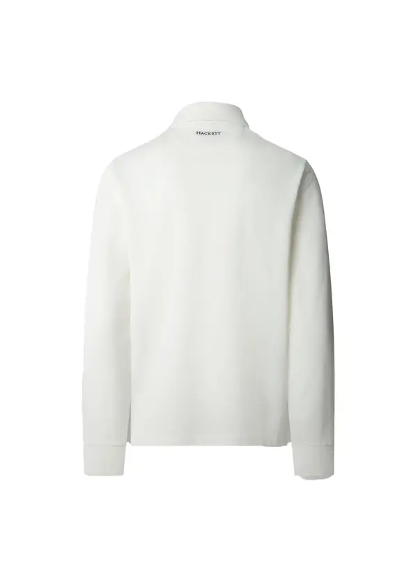 Classic Fit Long Sleeve Crest Polo 1 Image