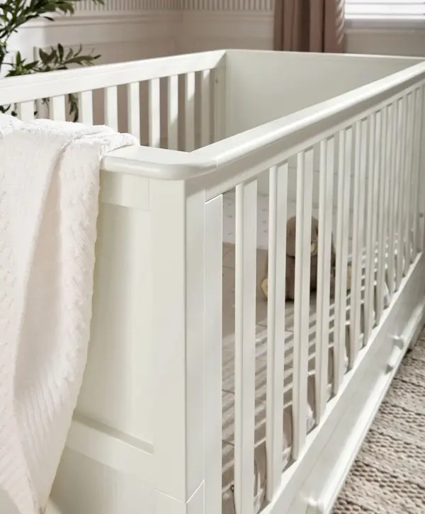  Oxford Cotbed - White 1 Image