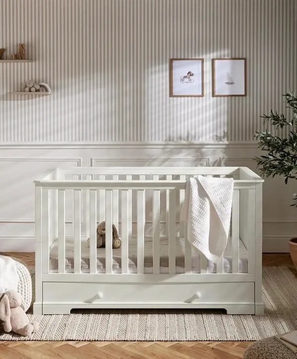  Oxford Cotbed - White 3 Image