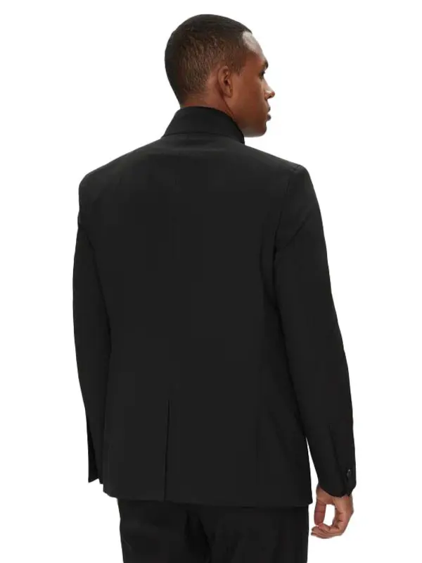 High-Collar Fitted Jacket 2 Image