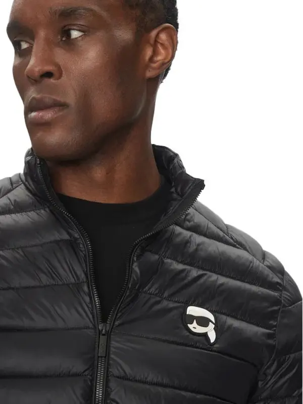puffer jacket with a chest logo 2 Image