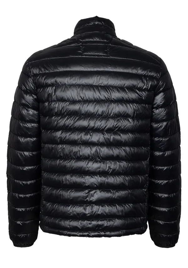 puffer jacket with a chest logo 1 Image