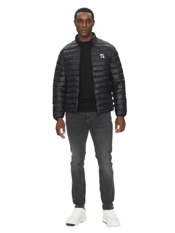 puffer jacket with a chest logo 4 Image
