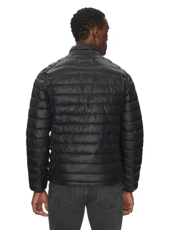 puffer jacket with a chest logo 5 Image
