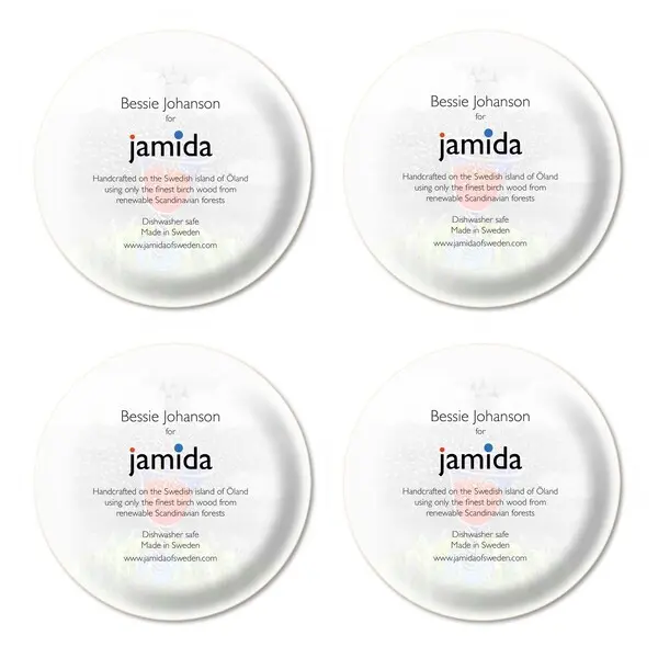 Coasters 4pcs - Ø 11cm Wine Glas 1 Image