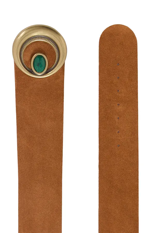 Buckle Suede Belt 2 Image