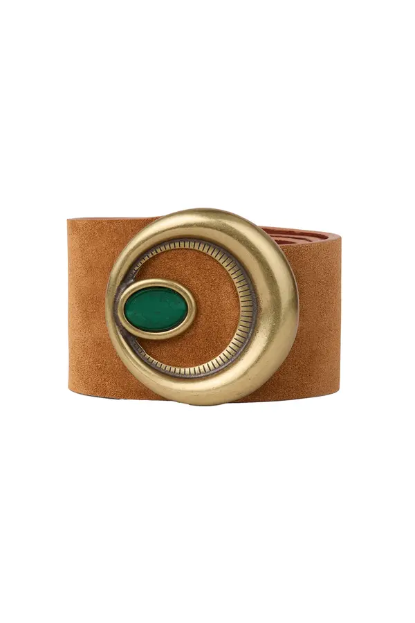 Buckle Suede Belt 3 Image