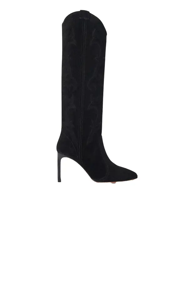 Heeled suede boots 2 Image