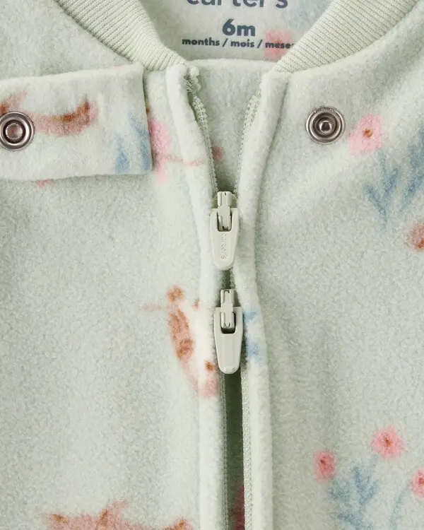 Squirrel Print Loose Fit Long-Sleeve Sleep & Play  2 Image