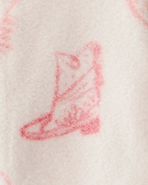 Cowgirl Print Loose Fit Long-Sleeve Sleep & Play 1 Image